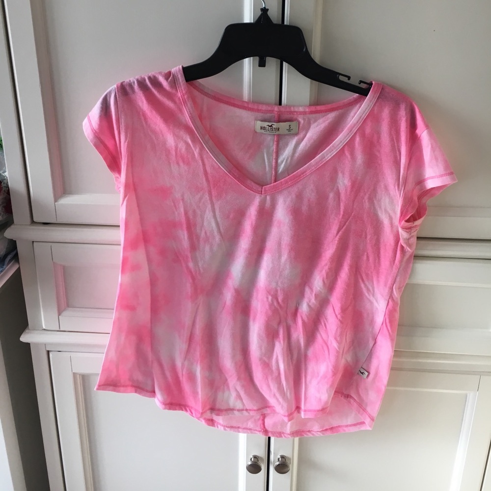 Tye dye pink shirt
